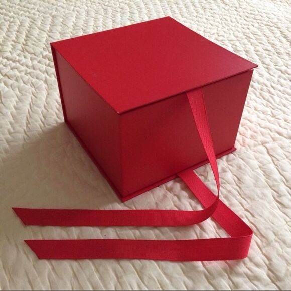 NEW Gift Box with Fill (Solid Red) for Christmas, Birthdays - Picture 11 of 12